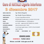 GARA DI NATALE 3 DICEMBRE 2017-CAMPO TIRO RECCO-VIA DELLA NE